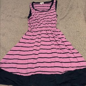 Splendid girls 10 purple and navy blue dress